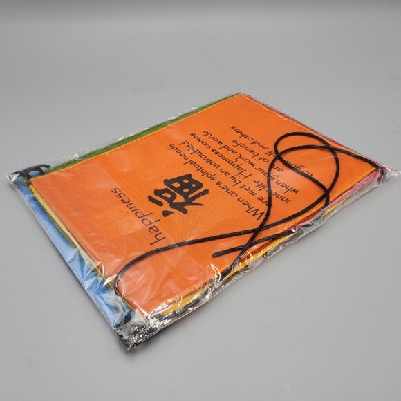 Handmade Tibetan Affirmation Prayer Flags Peace Happiness Courage Love Wisdom - Picture 7 of 7